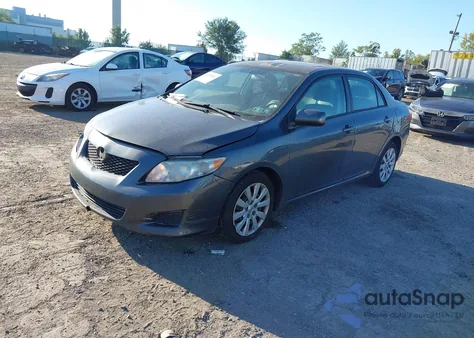 2009 Toyota Corolla Xle из США, поврежденный, VIN 2T1BU40E99C033470